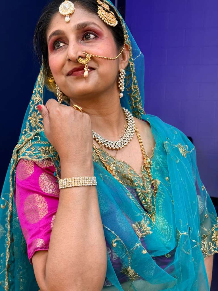 Sapna Adhikari in classical Kathak attire